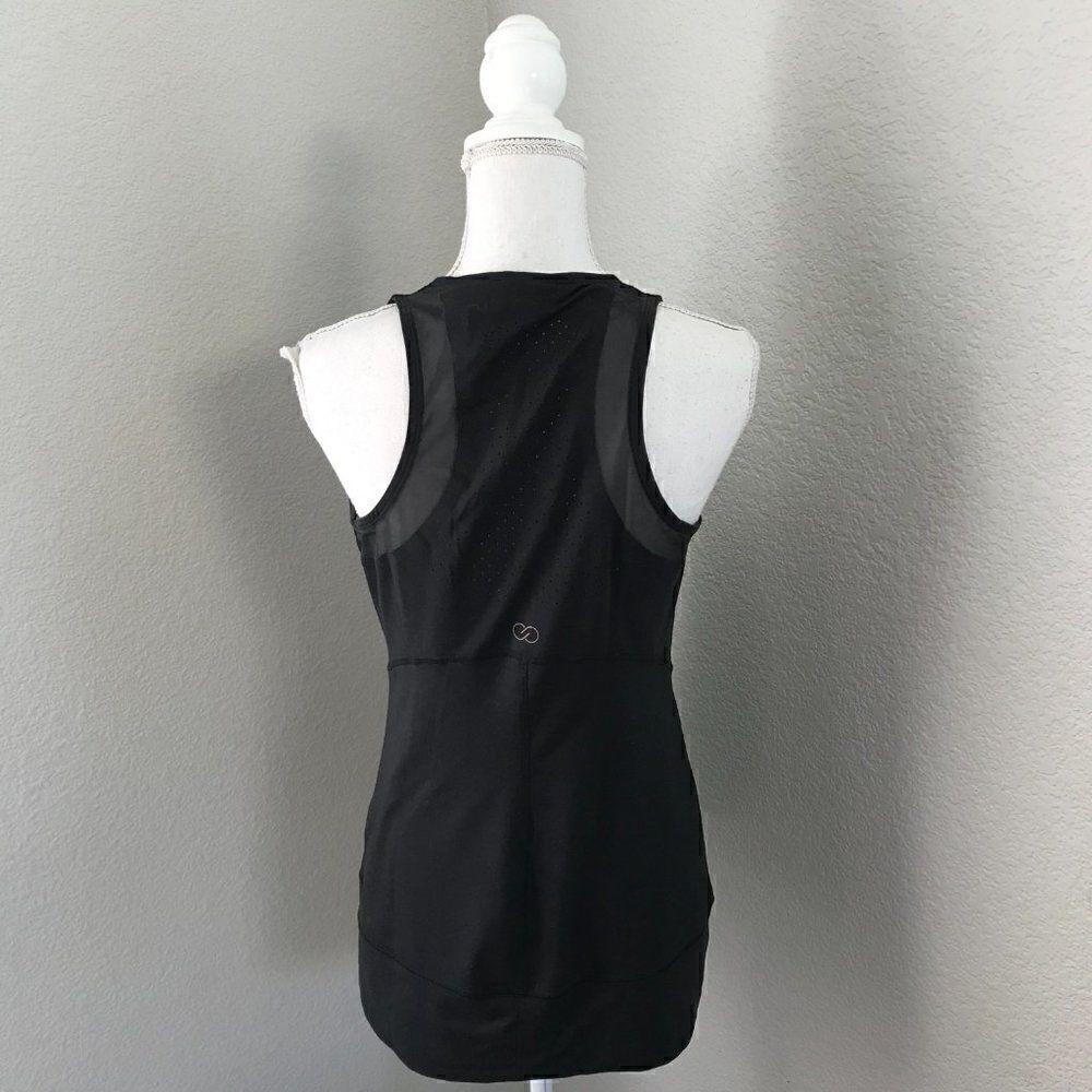 Calla Women Black Active Tank Top - Picture 3 of 7
